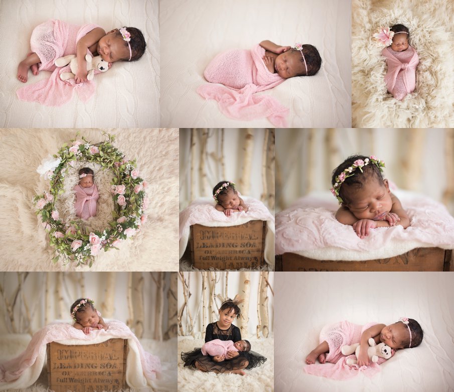 Stylish Newborn And Family Photos Studio Baby Photographer