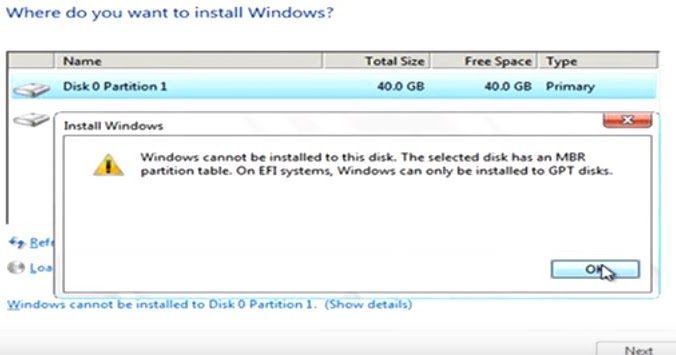 cannot download windows 7