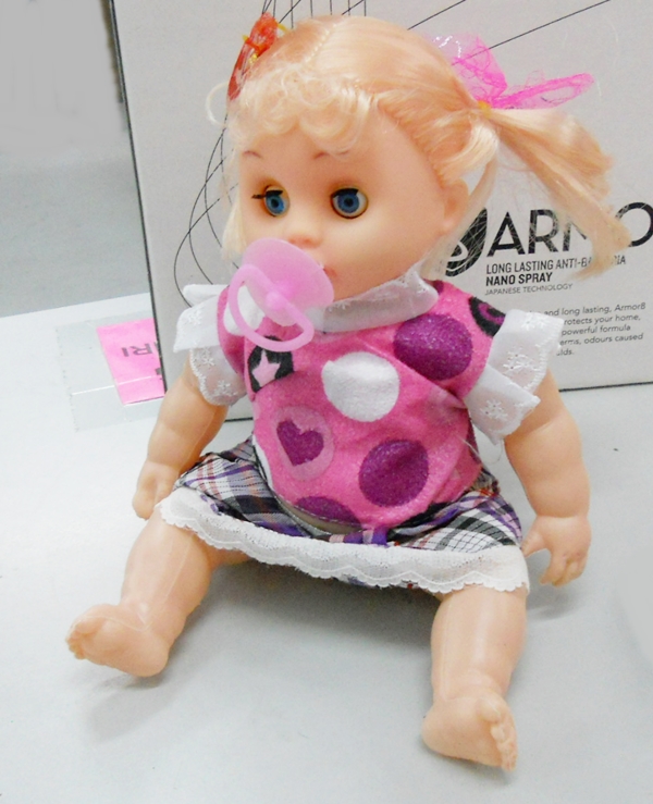 BongBongIdea TOY BABY DOLL WITH PACIFIER WITH SOUND EFFECT 2830CM