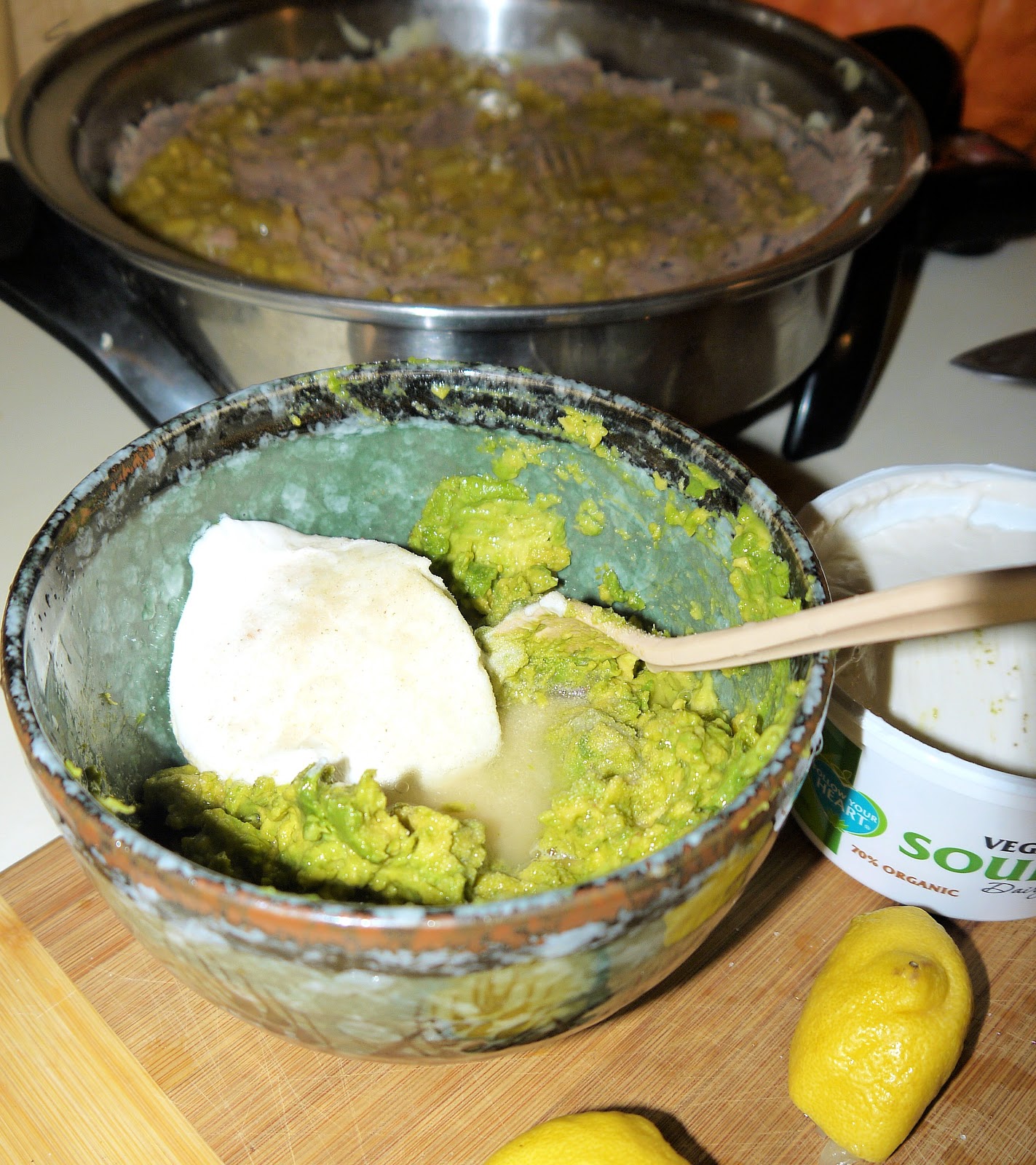 Layered Mexican Dip Halloween