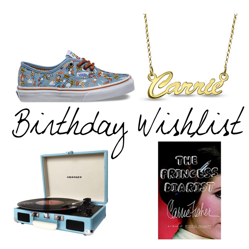 birthday wishlist
