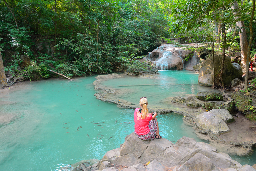 wodospady erawan, kanchanaburi wodospady erawan, kanchanaburi