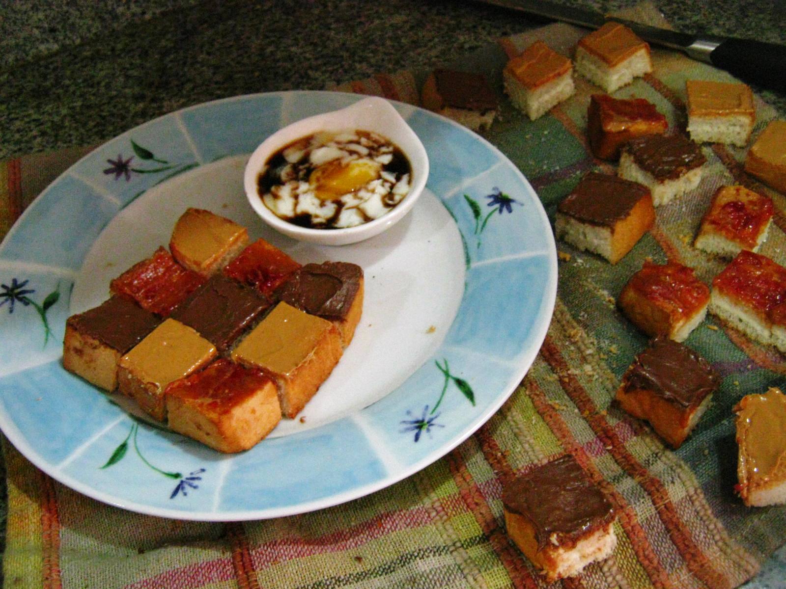 D' Kitchen Bitchen DIY Kaya Toast and Thick Toast with Soy Sauce Eggs