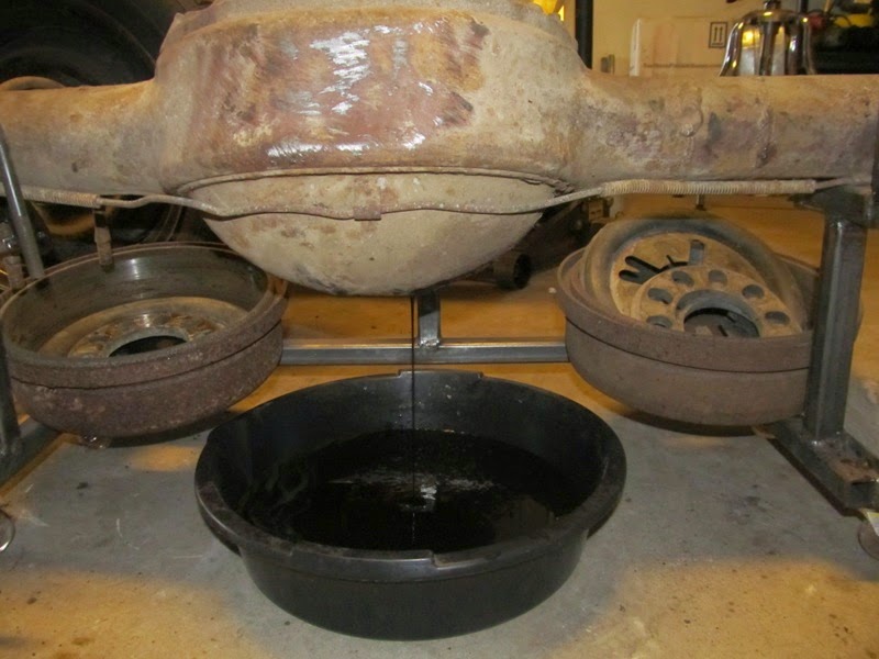 Rear Axle cleaning, painting, and reassembly