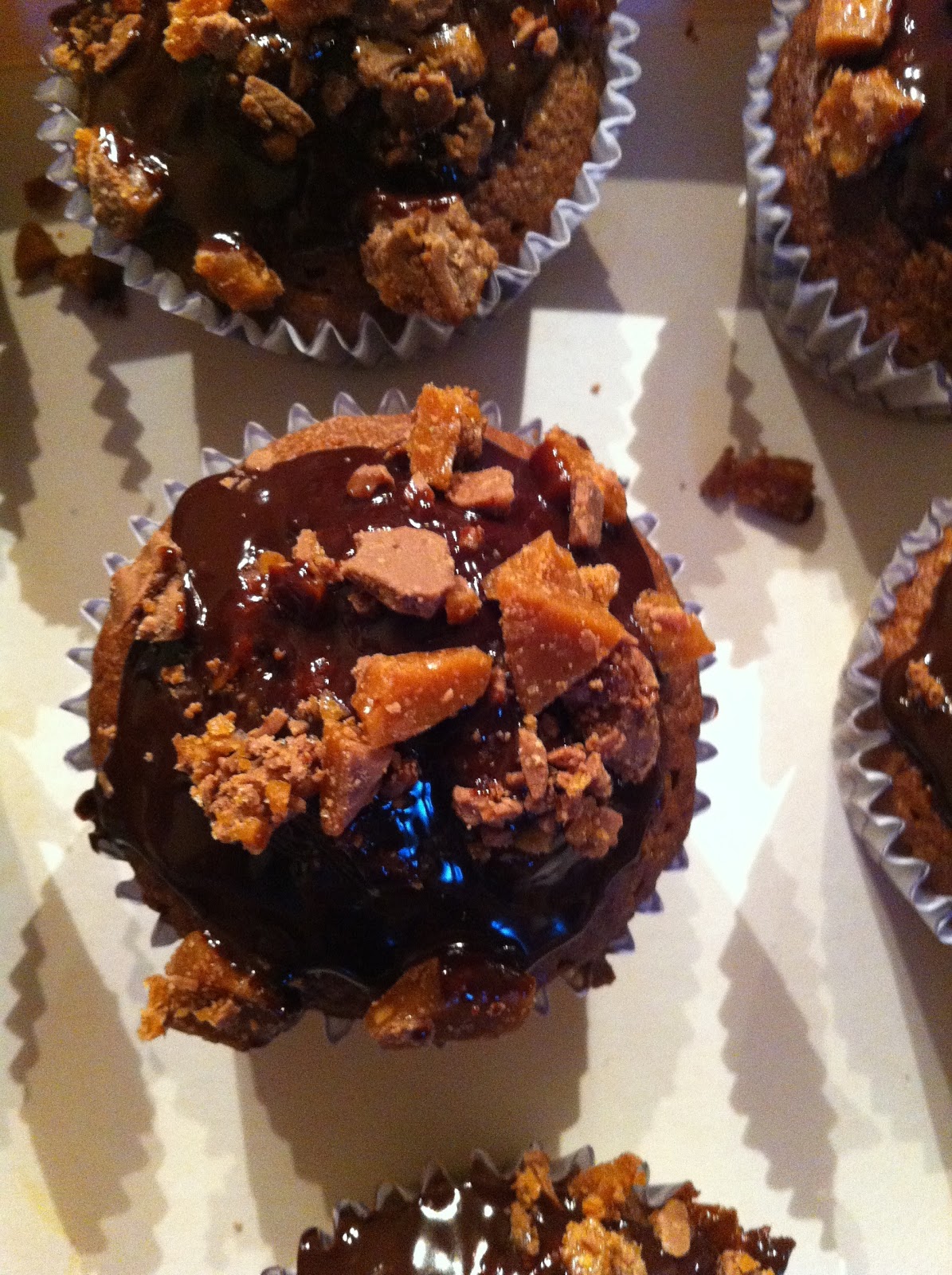 Dirty Cupcakes'n Chocolate Daim Muffins