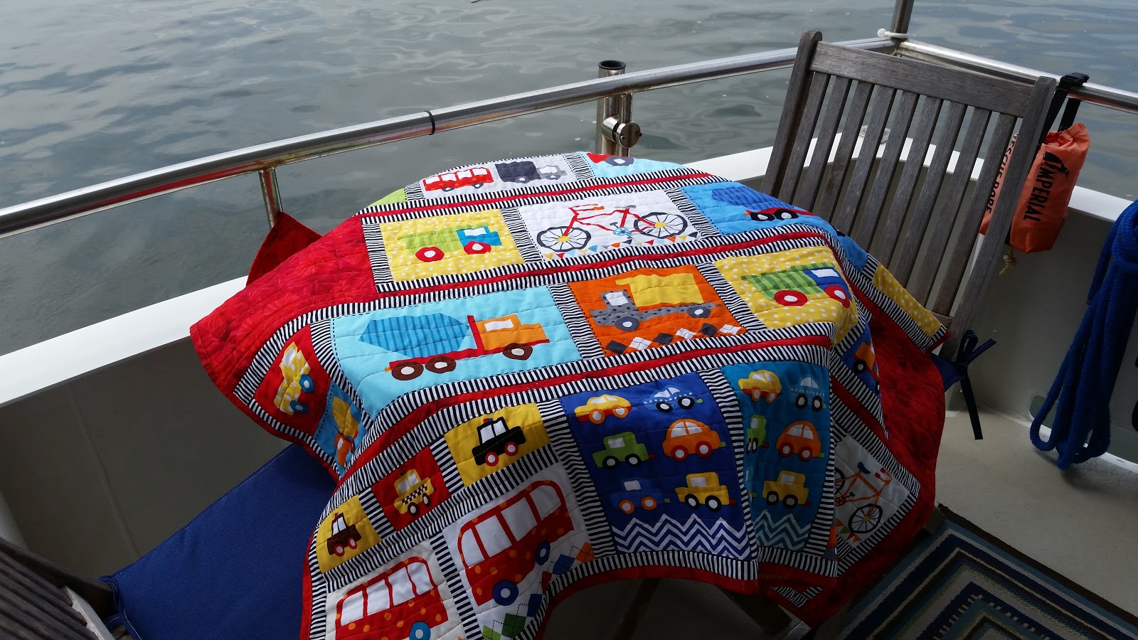 Quilt Odyssey The wheels on the bus go round and round