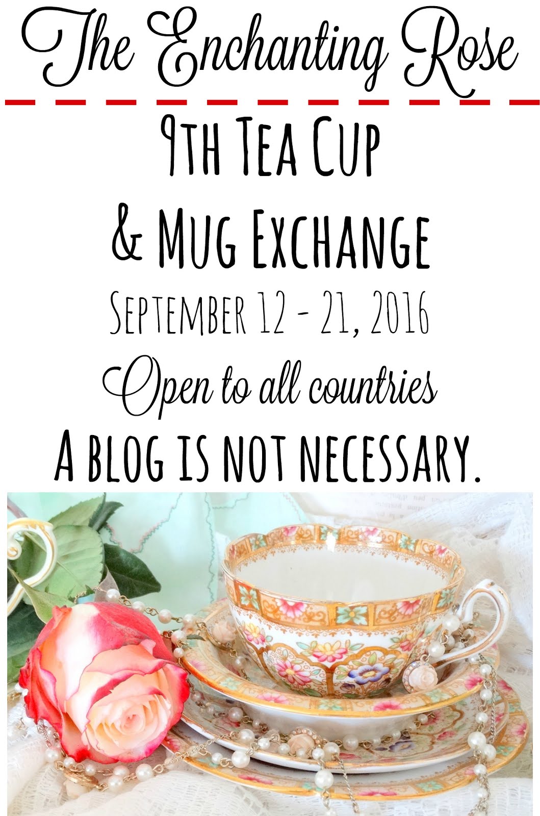 Tea Cup Swap for Barbara