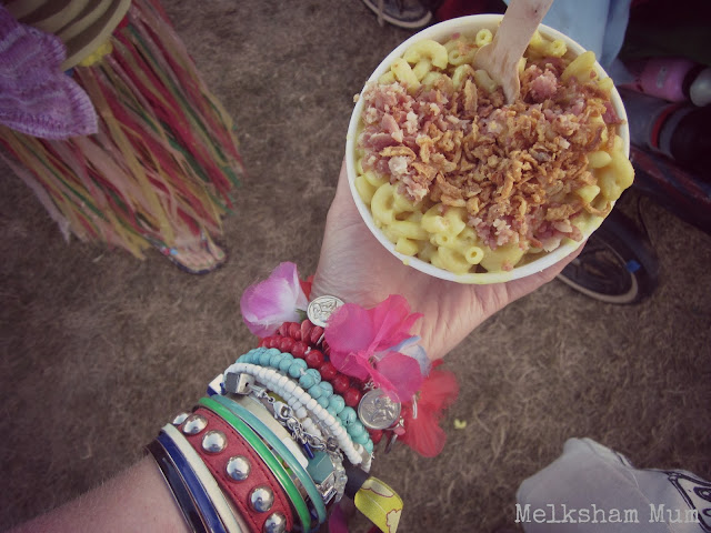 Mac & cheese at Camp Bestival 2013