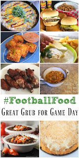 21 delicious recipes for game day grub! Perfect for tailgating, for watching the big game or any day! #footballfood