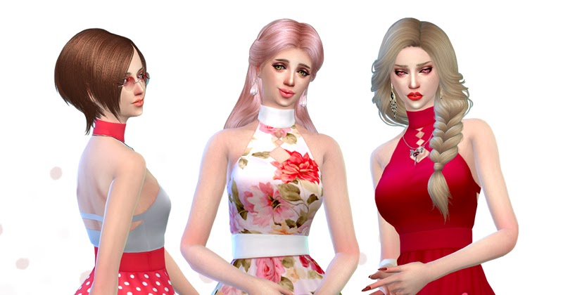 Short Trapeze Mini Dress The Sims 4 _ P4 - SIMS4 Clove share Asia Tổng ...