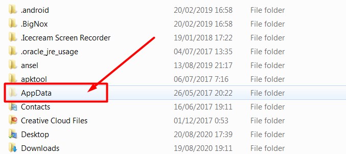 Cara Mudah Memunculkan Folder App Data di Windows 7/8/10 Cara Mudah Memunculkan Folder App Data di Windows 7/8/10