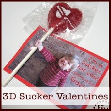 3d sucker valentines