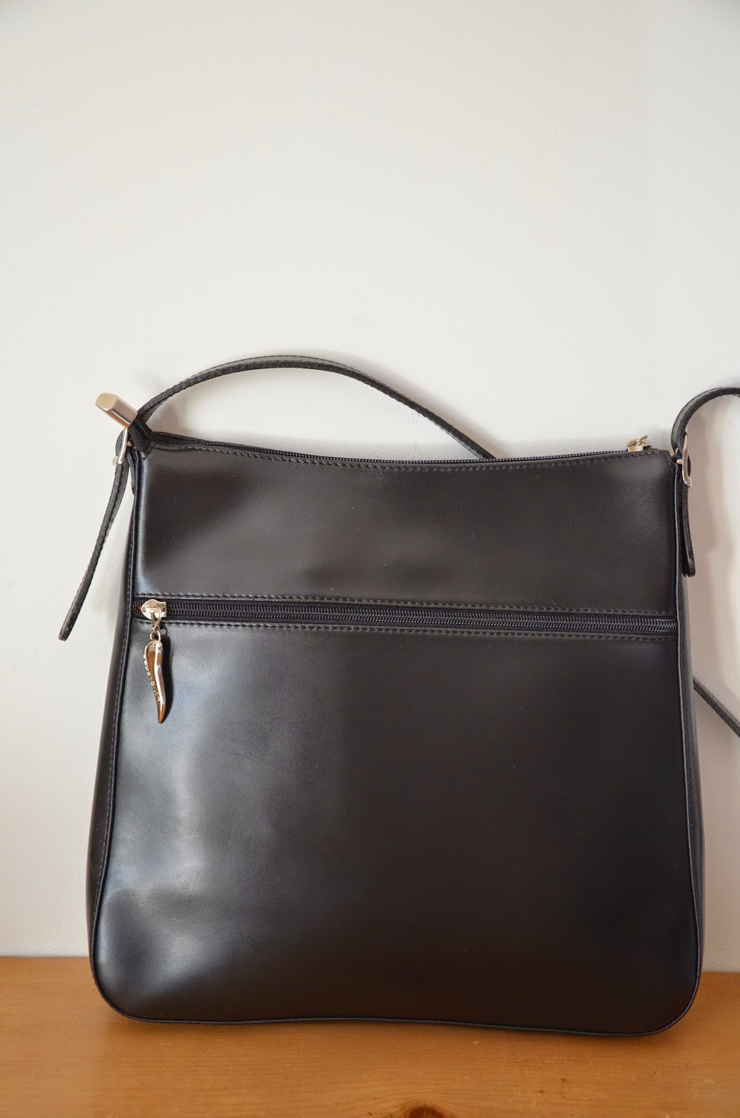 la petite verri?�re: Un relooking pour mon sac en cuir noir #1