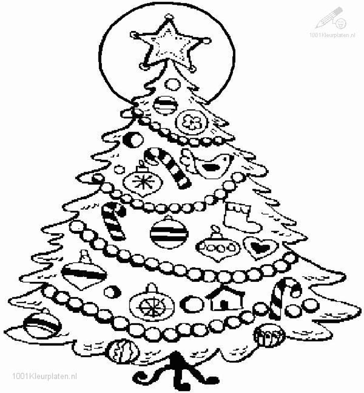 xmas tree coloring pages - photo #41