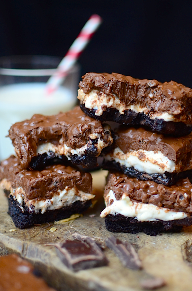 Yammie's Noshery Flourless Marshmallow Crunch Brownies