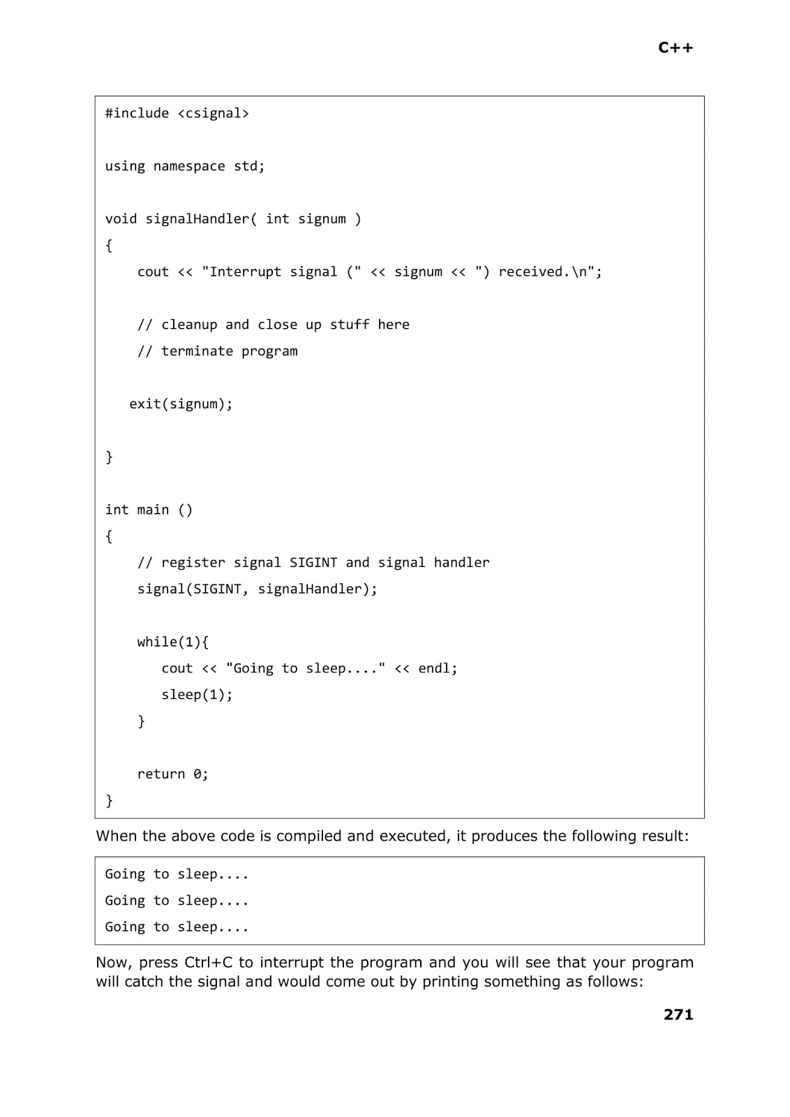 Computer Languages and Work From Home Jobs: C++ LANGUAGE SIGNAL HANDLING