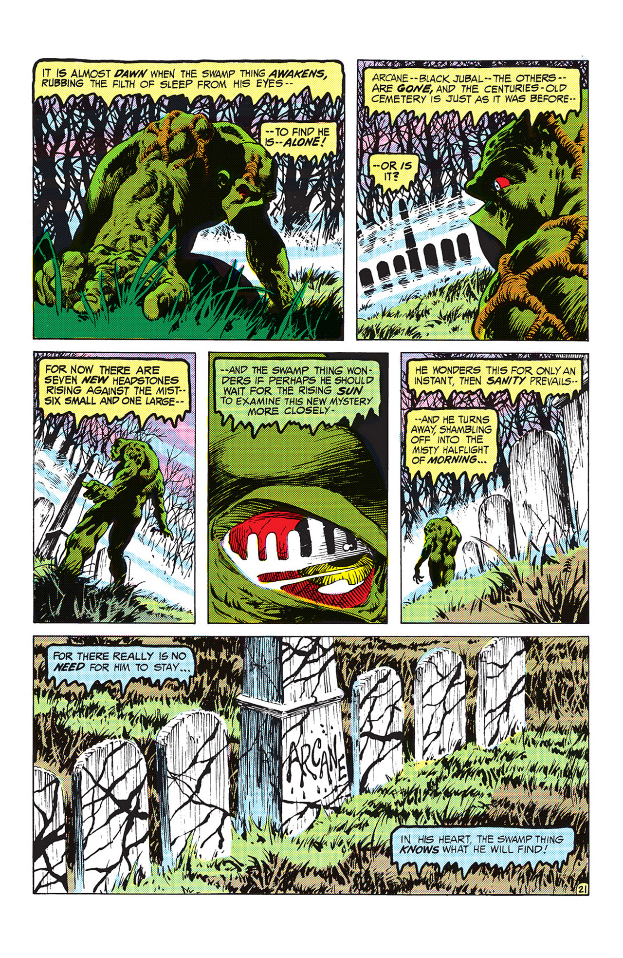 Read online Swamp Thing (1982) comic -  Issue #18 - 22