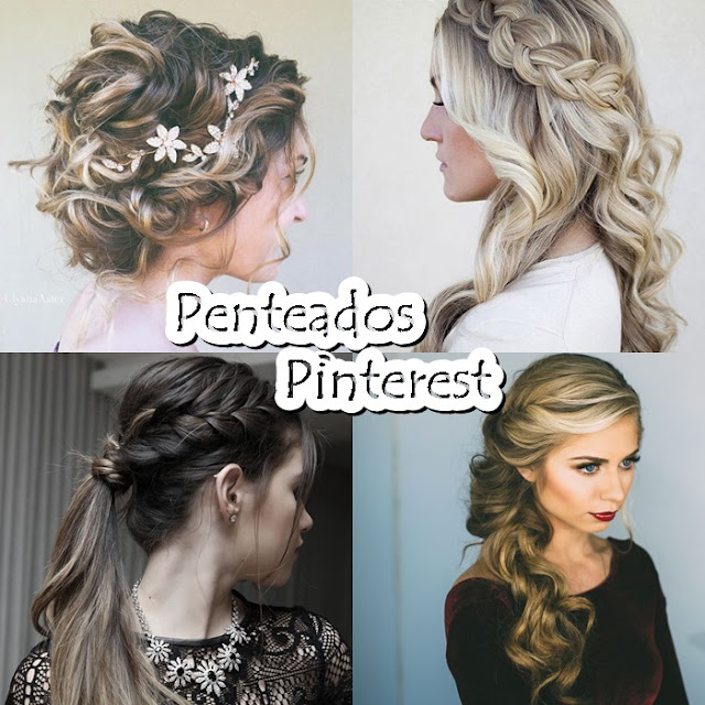 Inspirações de penteados para festas by Pinterest