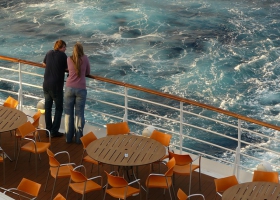 Enjoying sea waves. Enjoying sea waves.