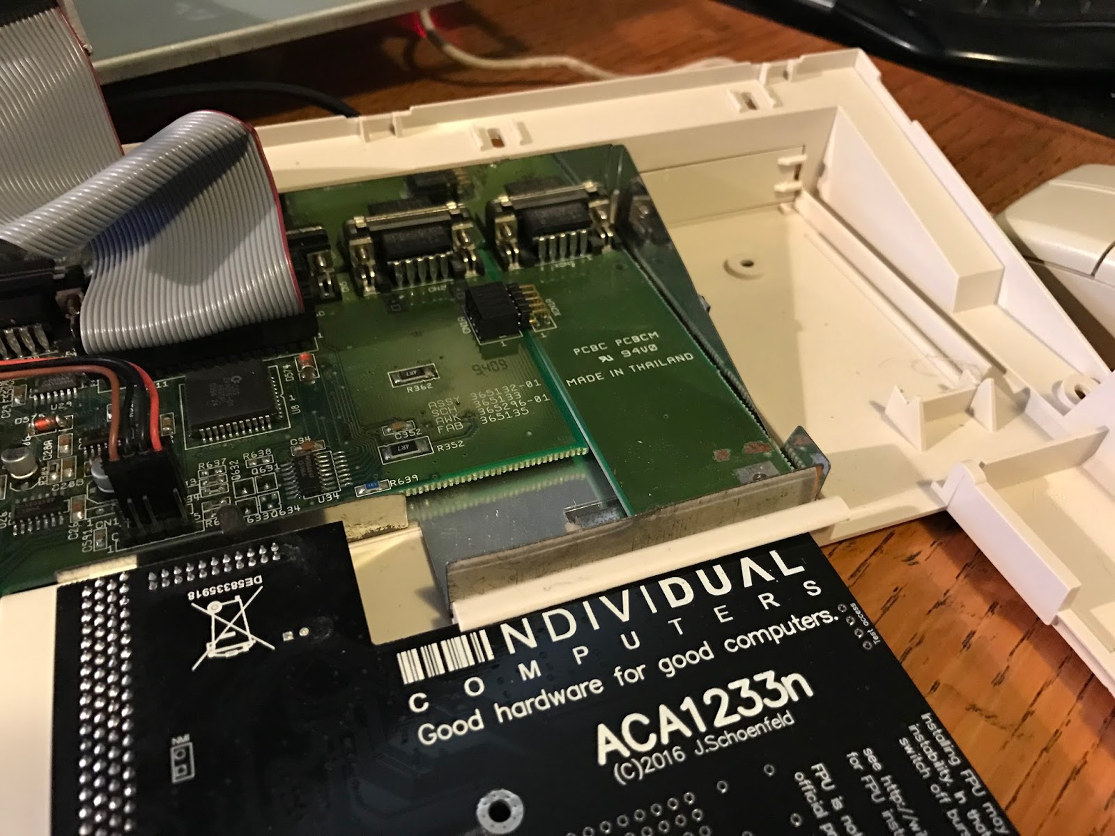 AMIGA 1200 REPLACEMENT VGA REAR BACK PORT COVERFOR A1200 CASE3D Printed 