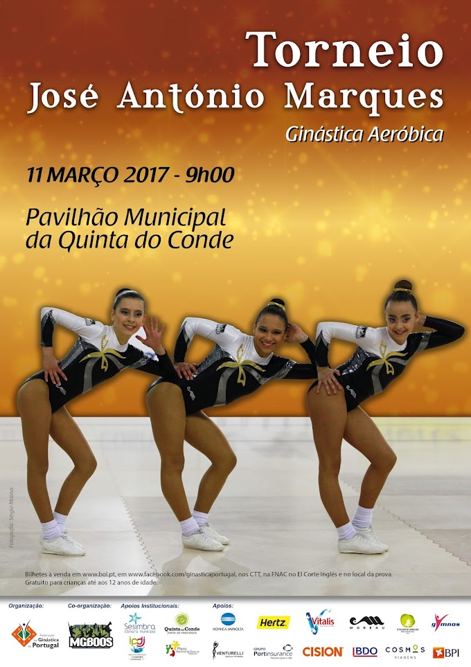 TORNEIO DE GINÁSTICA AERÓBICA NA QUINTA DO CONDE!