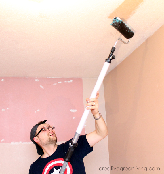 How to Paint a Ceiling tips to do it the fastest, easiest way