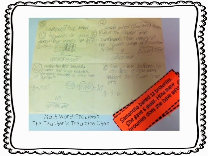 Math Word Problems - The Teacher's Treasure Chest