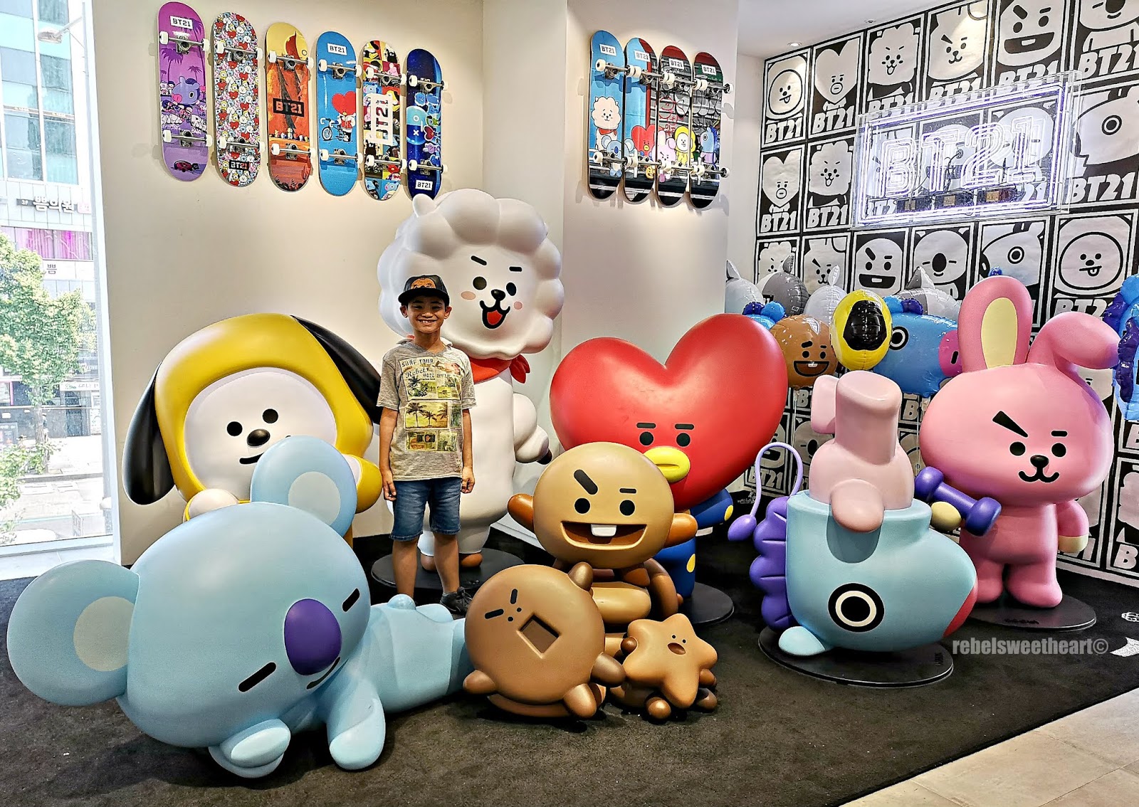 The Rebel Sweetheart. Seoul Searching BT21 at Line Friends Store.
