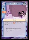 My Little Pony Push Comes to Shove Marks in Time CCG Card