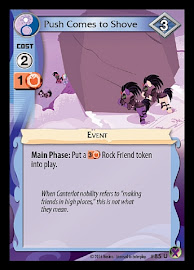 My Little Pony Push Comes to Shove Marks in Time CCG Card