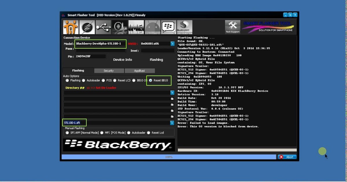 Blackberry Priv Software (Tool v6.0.1) FRP ByPass Download Free