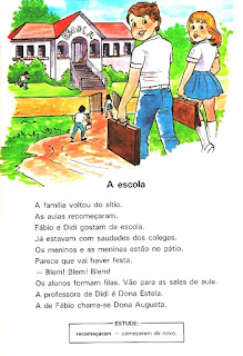 Leitura Leitura antiga para alfabetização