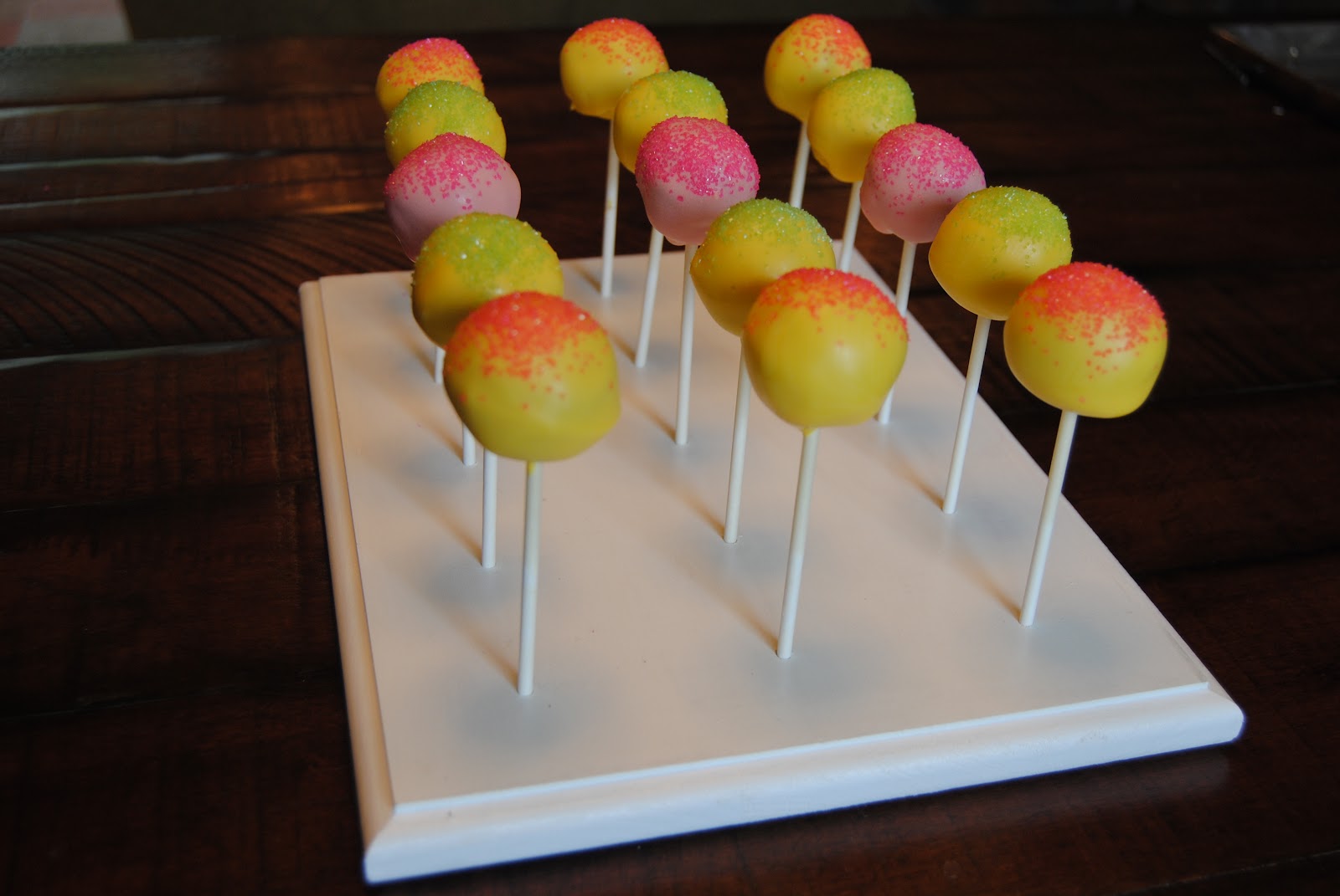 Not a cheese Cake Pop Stand Tutorial