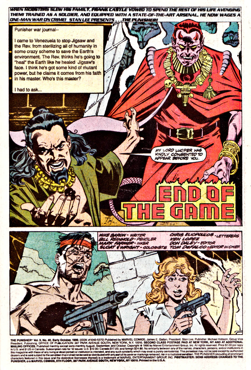 The Punisher (1987) Issue #40 - Jigsaw Puzzle #06 #47 - English 2