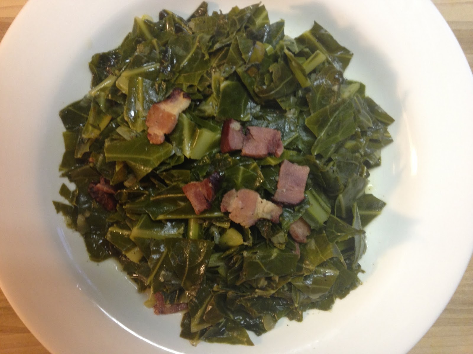 The Recovery Kitchen Bacon Fried Collard Greens