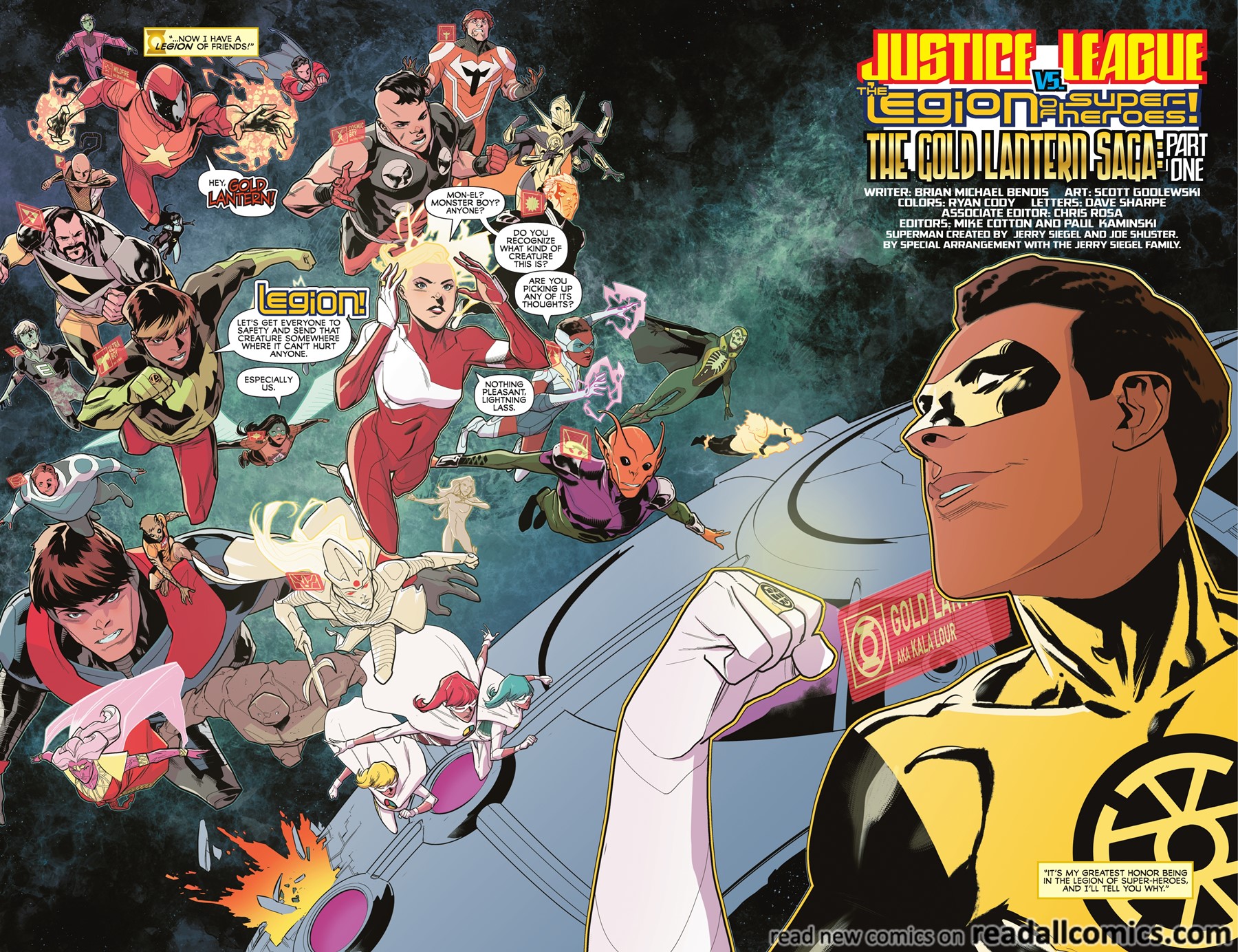 Justice League vs. the Legion of Super-Heroes Vol. 1 chapter 1 page 4