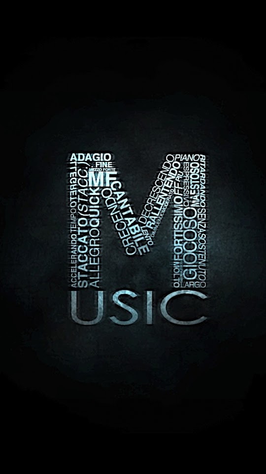   Creative Music Letters   Galaxy Note HD Wallpaper