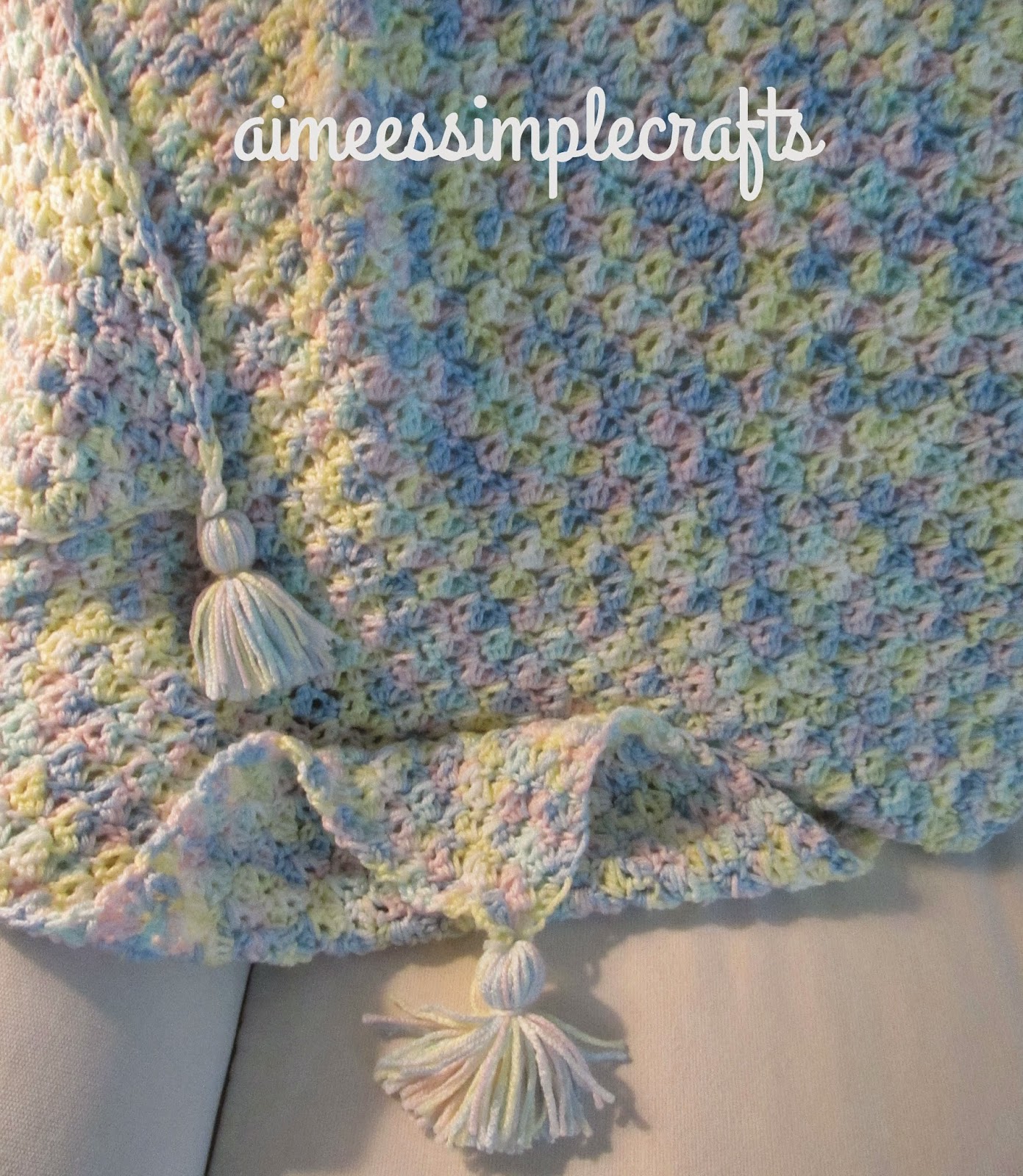 TBT VStitch Crochet Baby Blanket