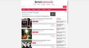 Premium Blogger Template (HTML5 And AMP HTML) - Kompi Minimalis