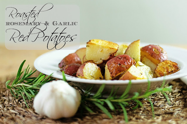Rosemary and garlic roasted potatoes