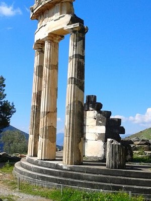 The Iconic Temple of Athena Pronaia in Delphi