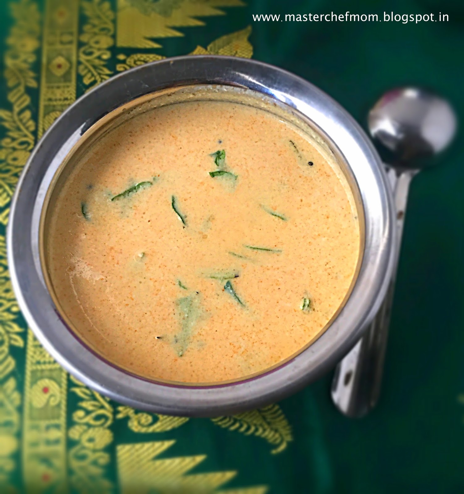 MASTERCHEFMOM North Arcot Style Pacchai Mor Kuzhambu Buttermilk Curry