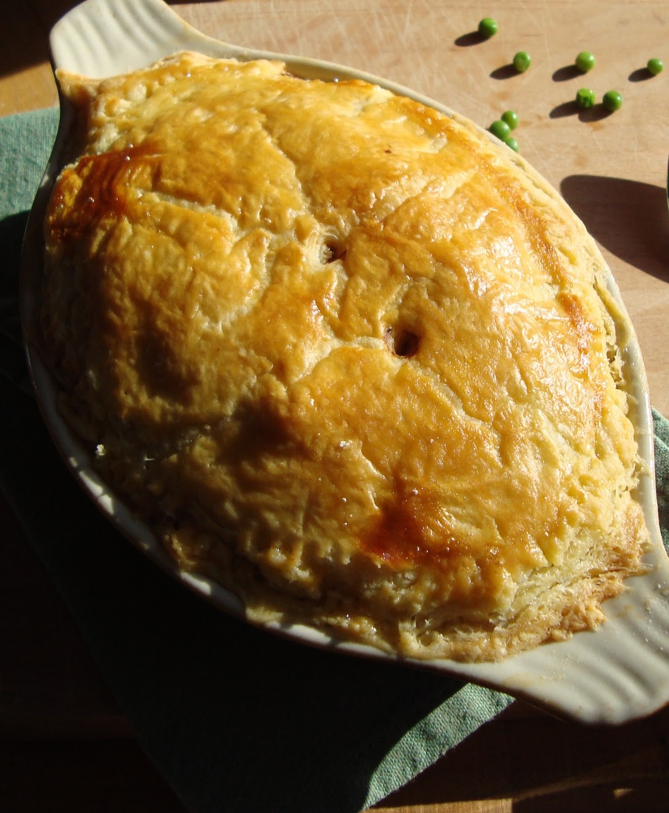Food steak pie and cockney rhyming slang