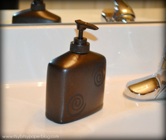 Paper Paint And Pine Oil Rubbed Bronze Bathroom Update Soap Dispenser