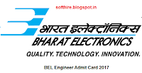 BEL Engineer Admit Card