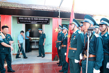 Đất mẹ Bắc Giang chờ đón Đại tá Trần Quang Khải trở về - Ảnh 4 Dat me Bac Giang cho don Dai ta Tran Quang Khai tro ve - Anh 4