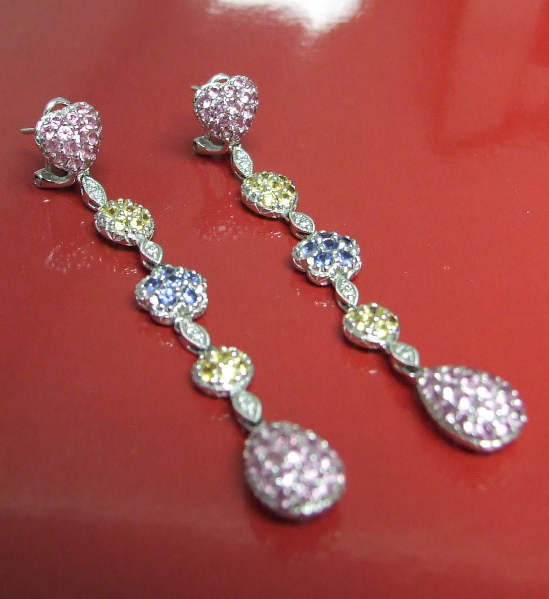Maurice Ltd. Watch Swap Cafe Estate Jewellery Toronto Sapphire Diamond Earrings