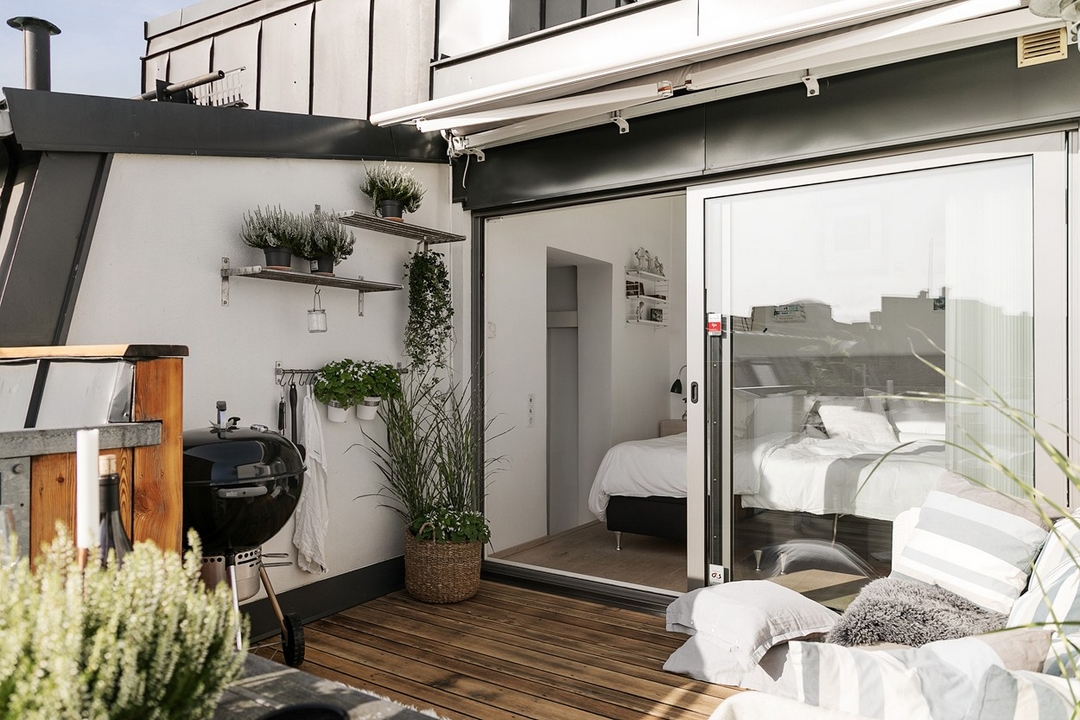 UN APPARTEMENT FAMILIAL ET SA TERRASSE