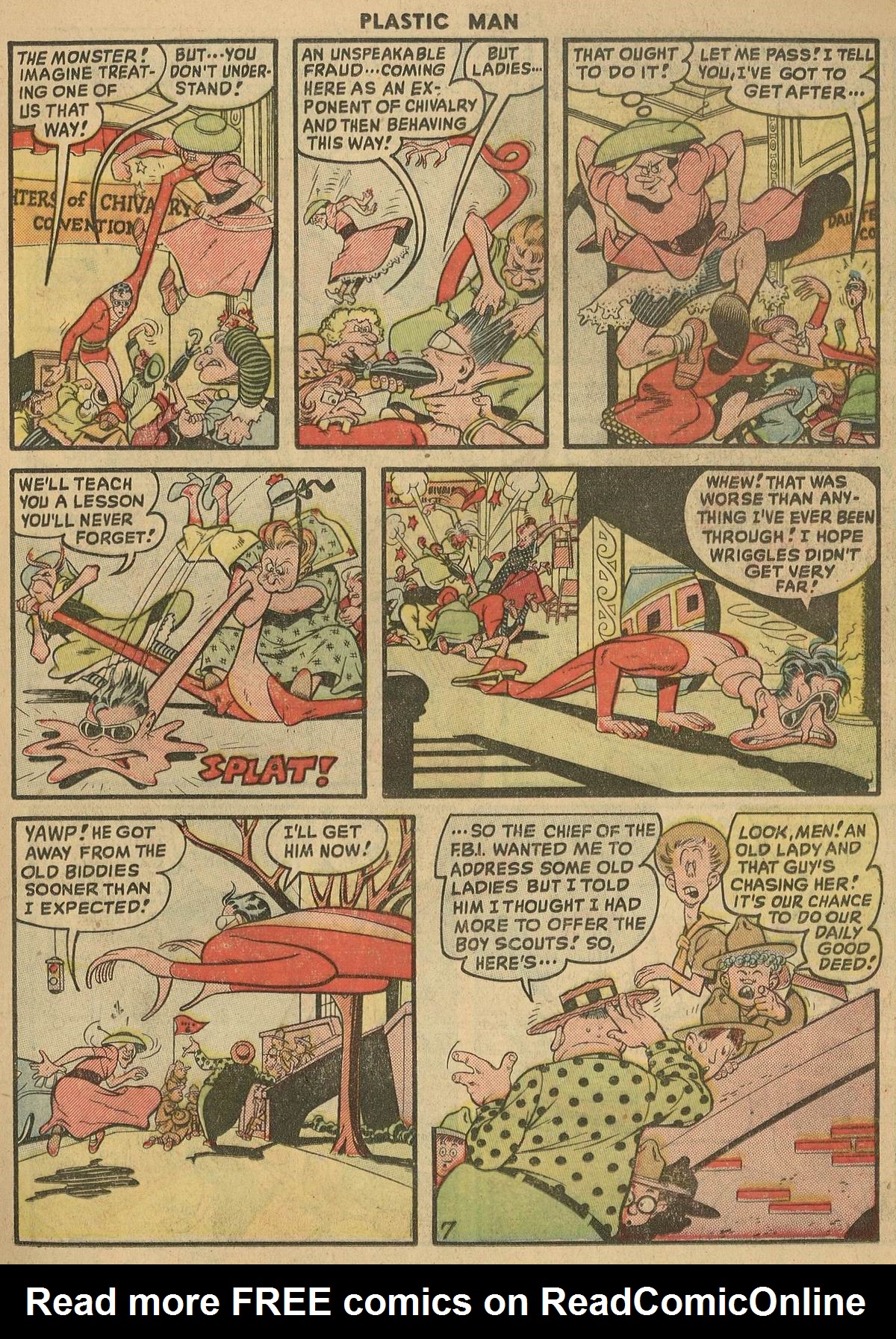Read online Plastic Man (1943) comic -  Issue #16 - 22