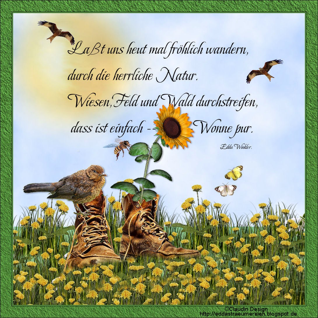 Eddas Träumereien: Lasst und heut mal fröhlich wandern...